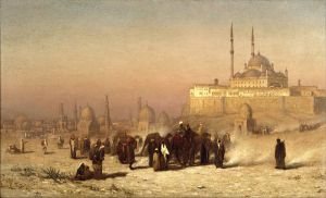 1024px-Louis_Comfort_Tiffany_-_On_the_Way_between_Old_and_New_Cairo,_Cit...